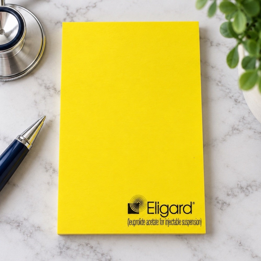 Vintage Eligard Pharmaceutical Drug Rep Post-it Notes Promo Advertising Pad